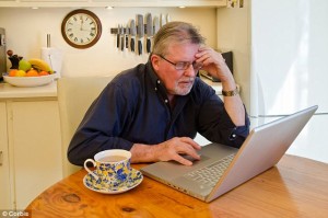 man and laptop
